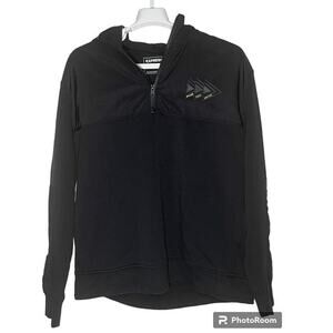Express Quality + FIt "Brand that Unites" Black Graphic Hoodie Pullover Size L